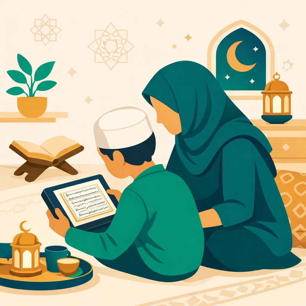 Balancing Screen Time and Quran Learning for Kids